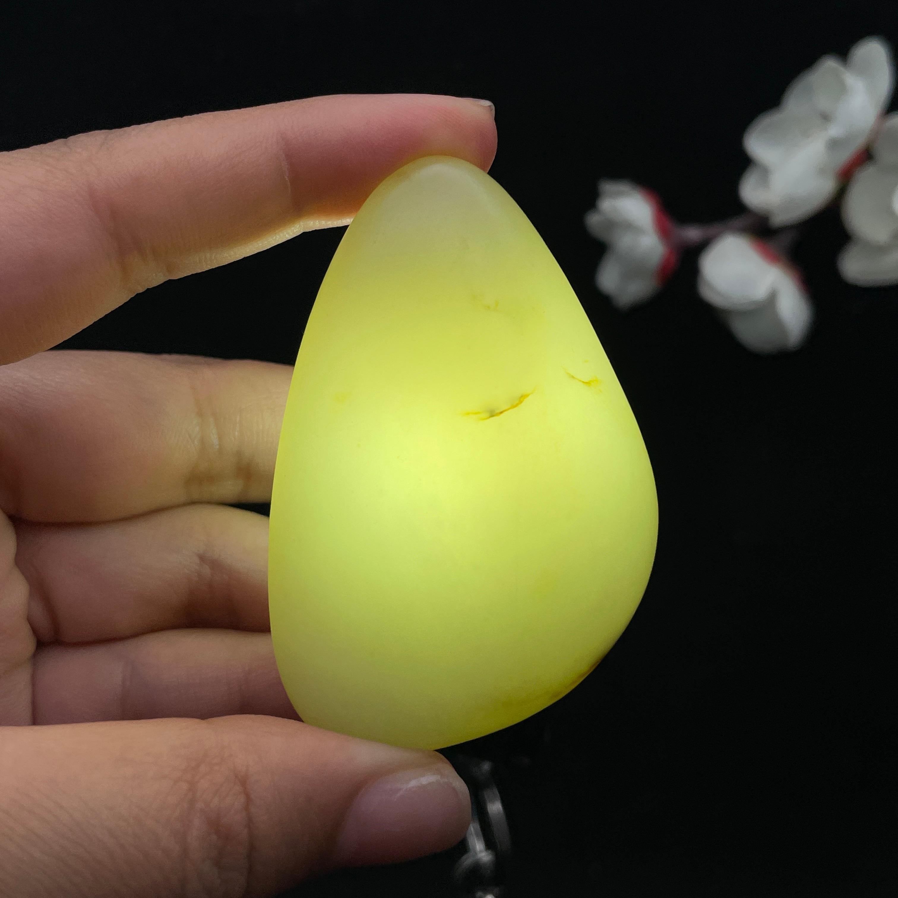 和田玉白玉籽料（57.6g）