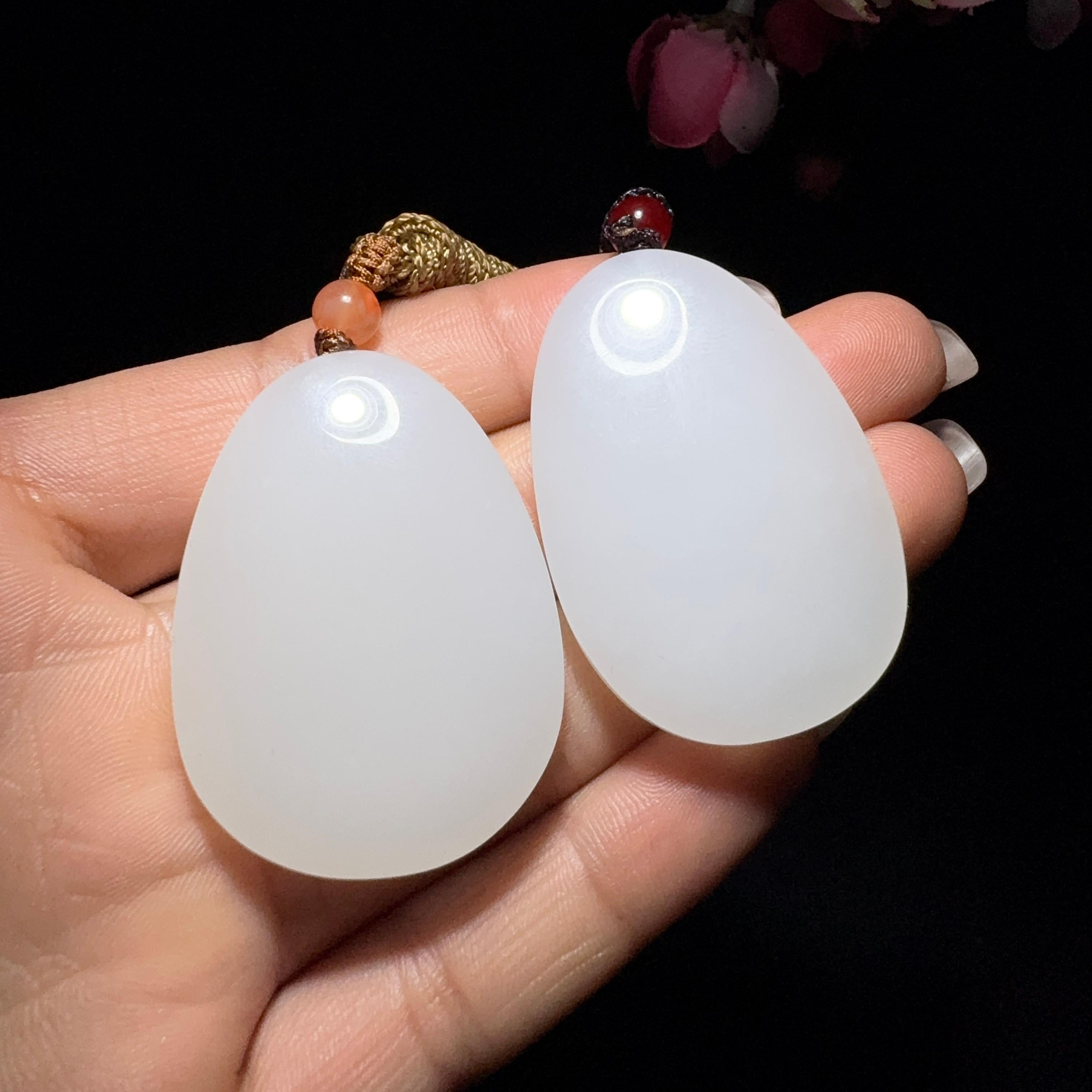 和田玉白玉平安无事牌（24.6g）