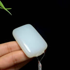 和田白玉平安无事牌（48.0g）