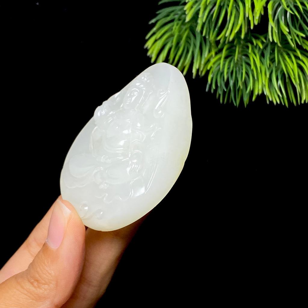 和田玉籽料观音（67.8g）
