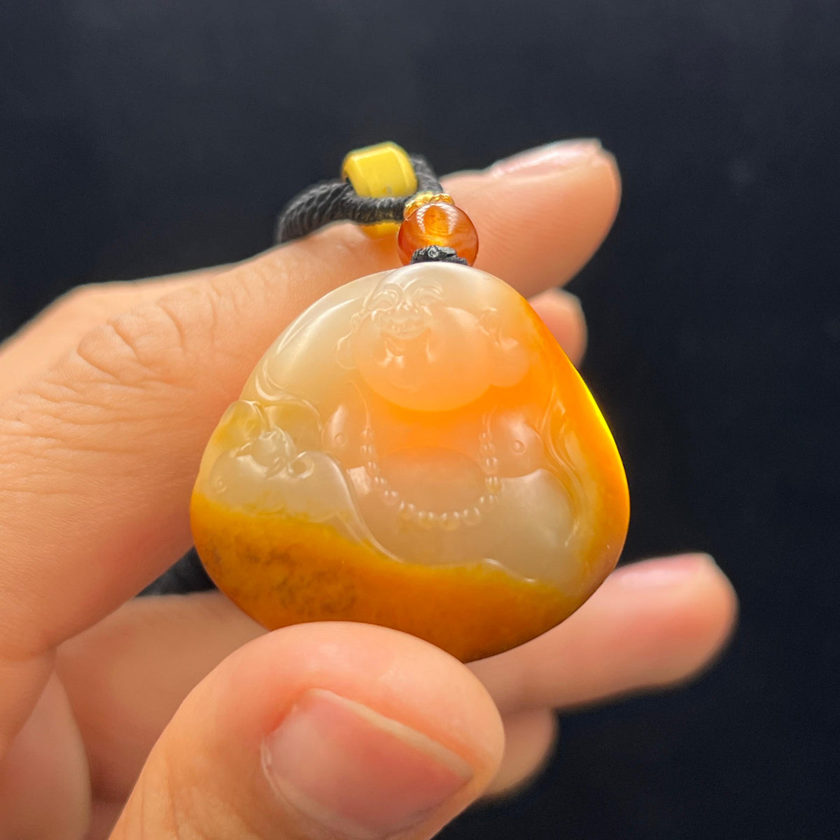 和田玉籽料弥勒佛（19.0g）
