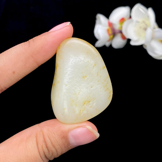 和田玉洒金皮籽料挂件（34.3g）