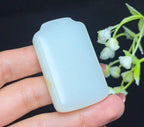 和田玉糖白平安无事牌（39.5g）