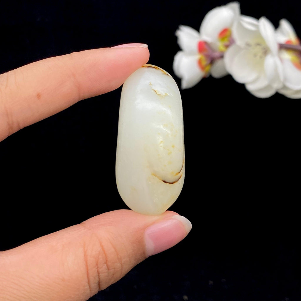 和田玉洒金皮籽料挂件（30.2g）