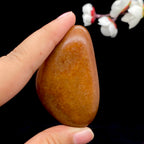 和田玉满红沁皮籽料（71.6g）