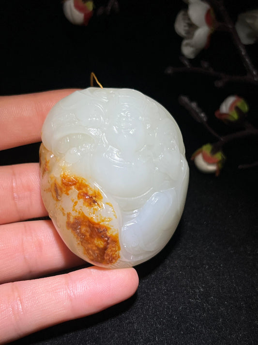 和田籽料财神（131.0g）