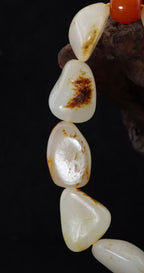 和田玉洒金皮籽料【精品手串】（64g）