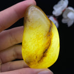 和田玉洒金皮籽料大挂件（60.9g）