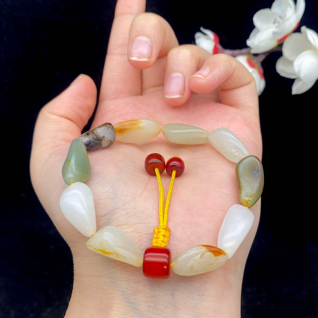 和田玉多宝籽料【精品手串】（26.3g）