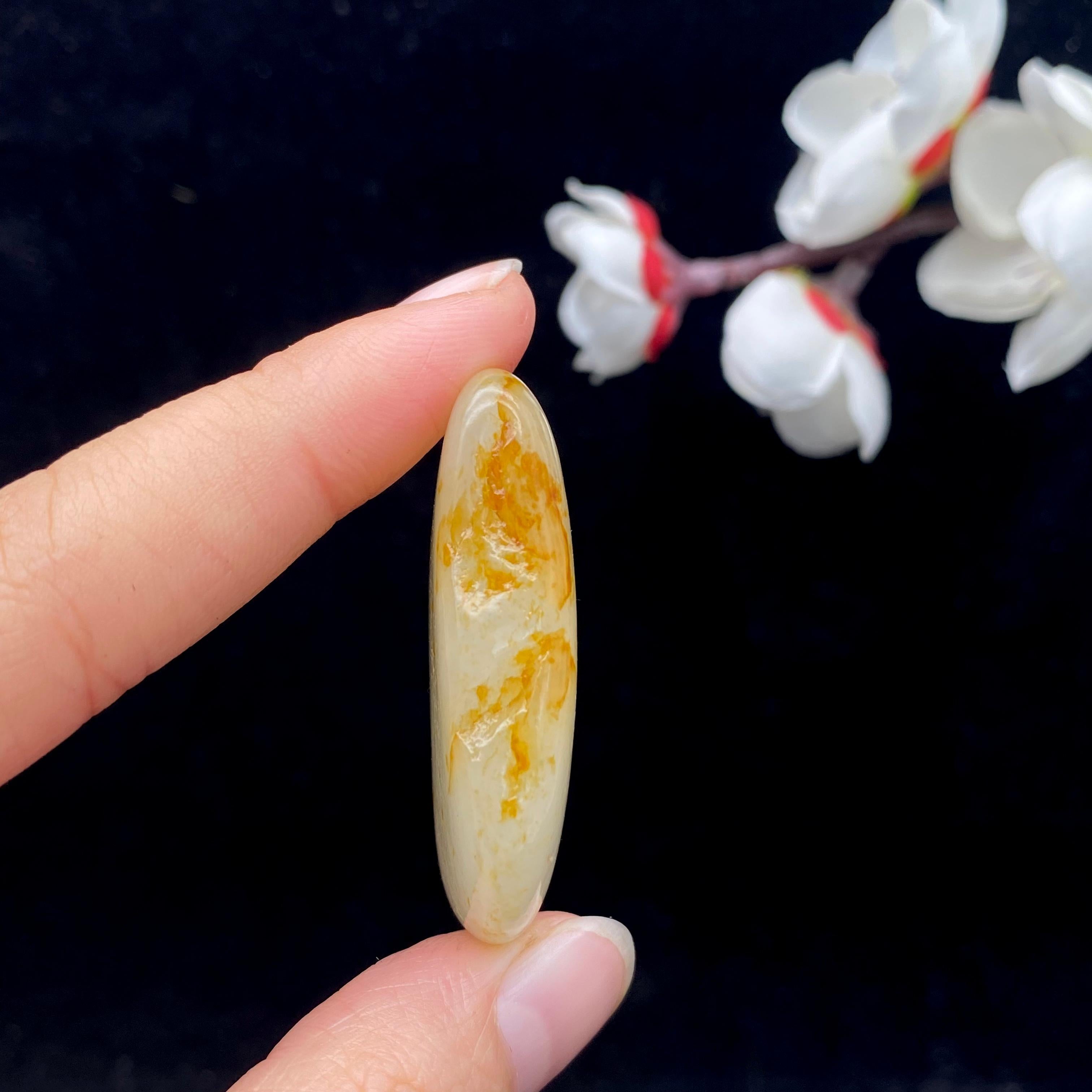 和田玉洒金皮籽料原石（25.9g）