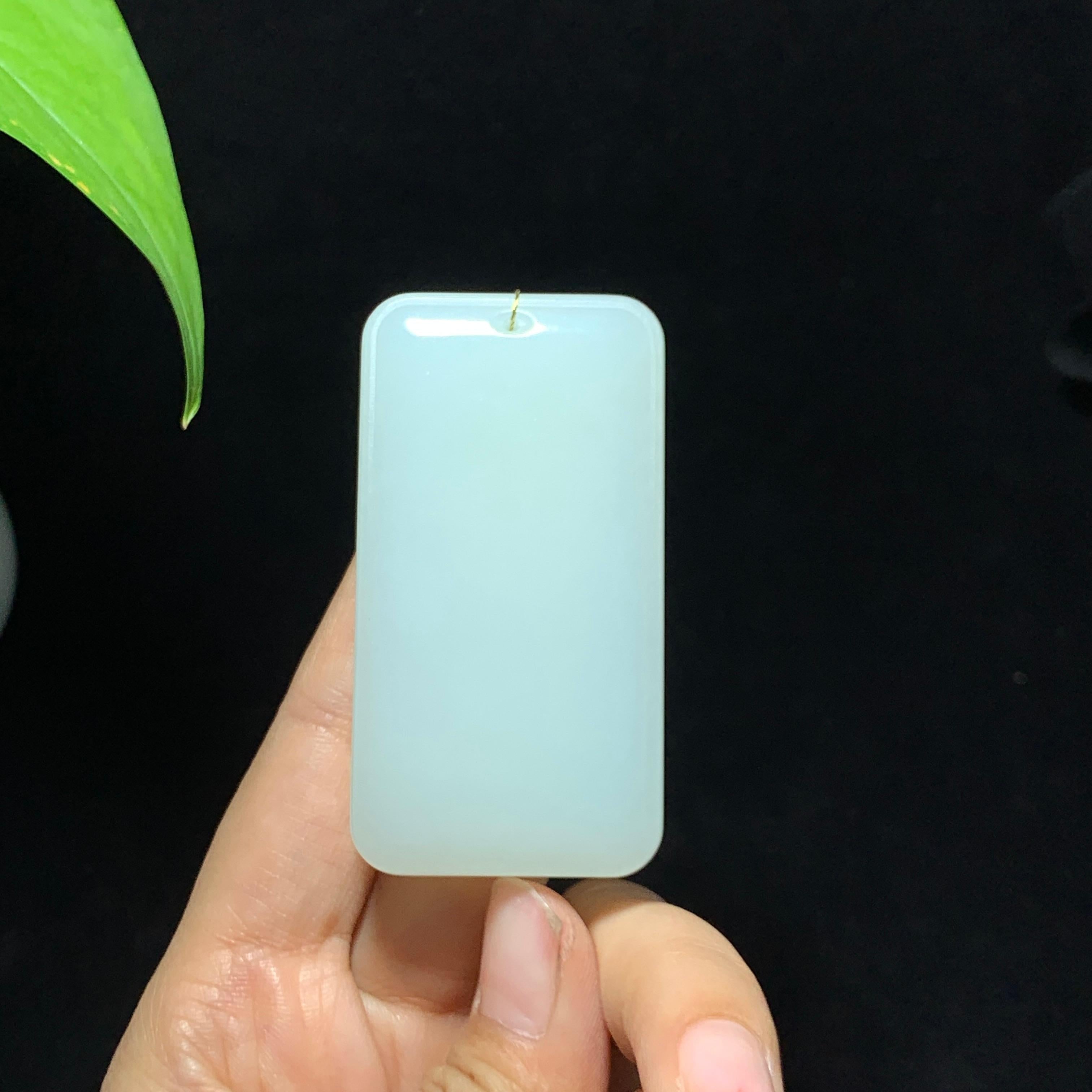 和田山料白玉无事牌挂件（56.0g）