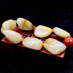 和田玉洒金皮【精品手串】（105.2g）