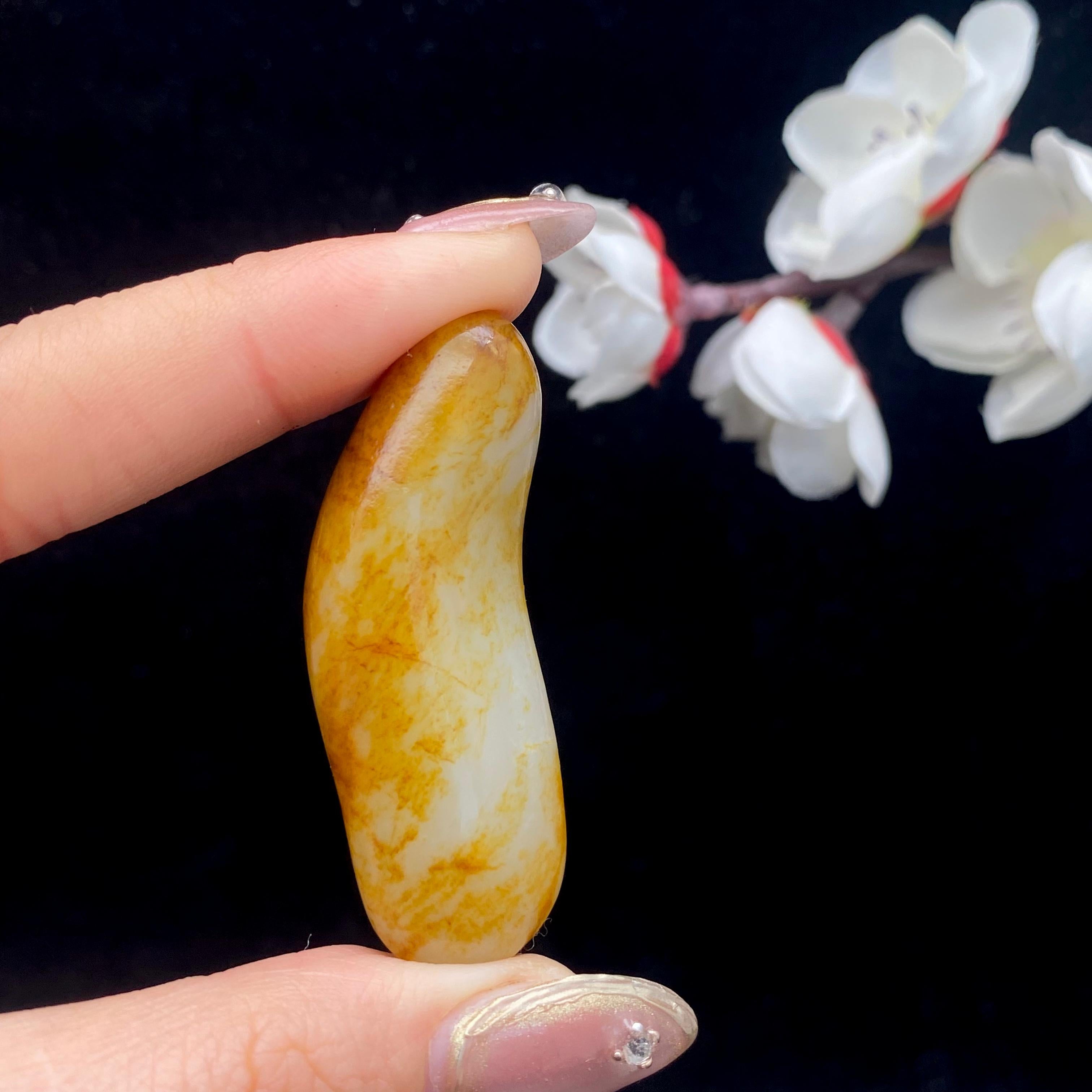 和田玉洒金皮籽料原石（20.2g）