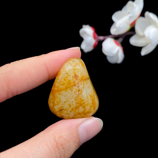 和田玉洒金皮籽料原石（19.6g）