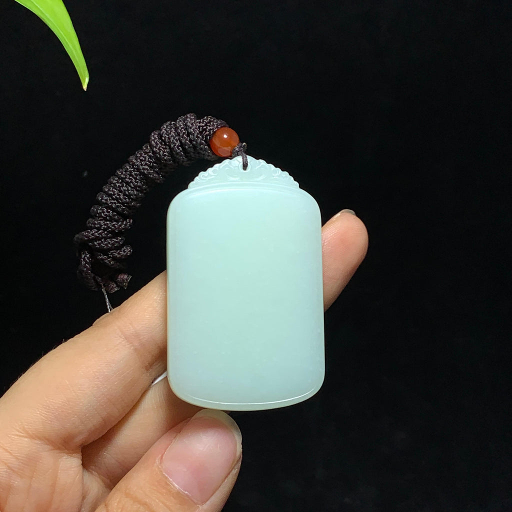 和田山料白玉无事牌挂件（38.4g）