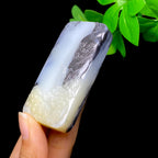 和田玉籽料青花高瞻远瞩玉牌（67.8g）