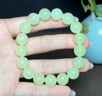 新疆和田玉若羌黄口料高品质圆珠手串（44.6g）