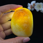 和田玉聚黄皮籽料（109.5g）