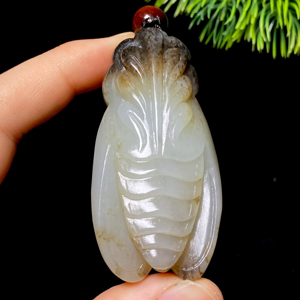 和田玉籽料一鸣惊人把件（63.0g）