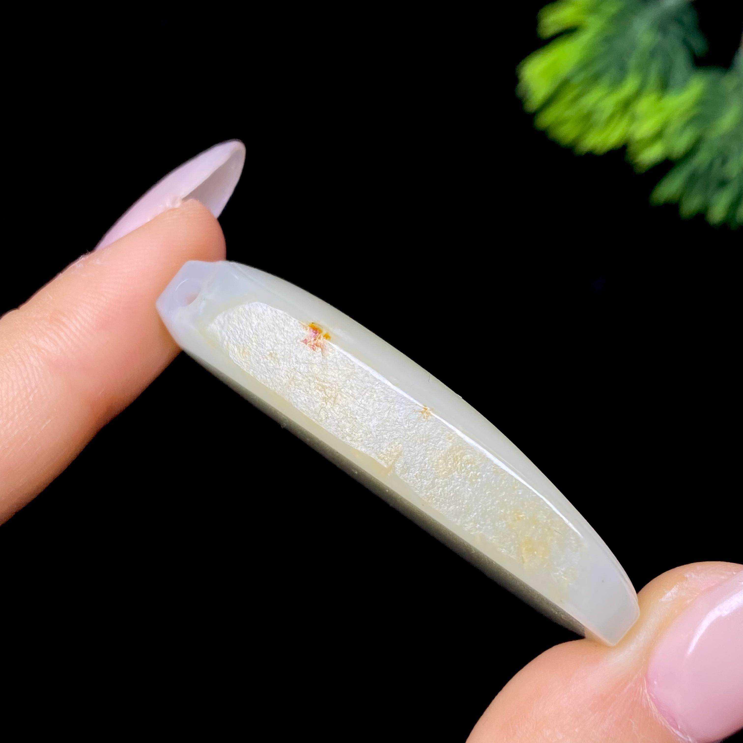 和田玉籽料无事牌（29.4g）