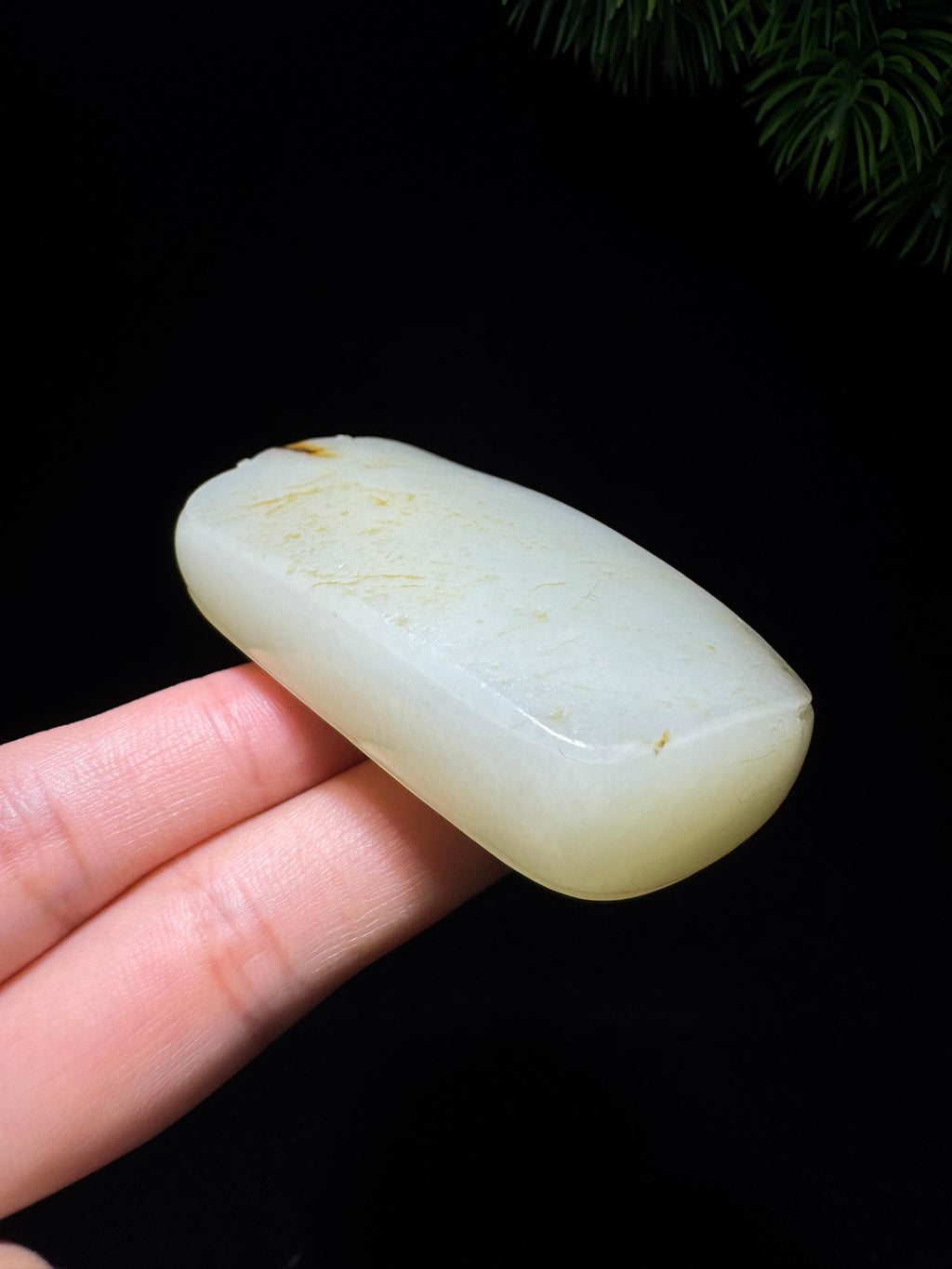 和田玉籽料满皮无事牌（99.5g）