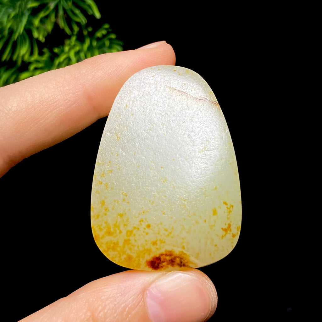 和田玉籽料无事牌（38.5g）