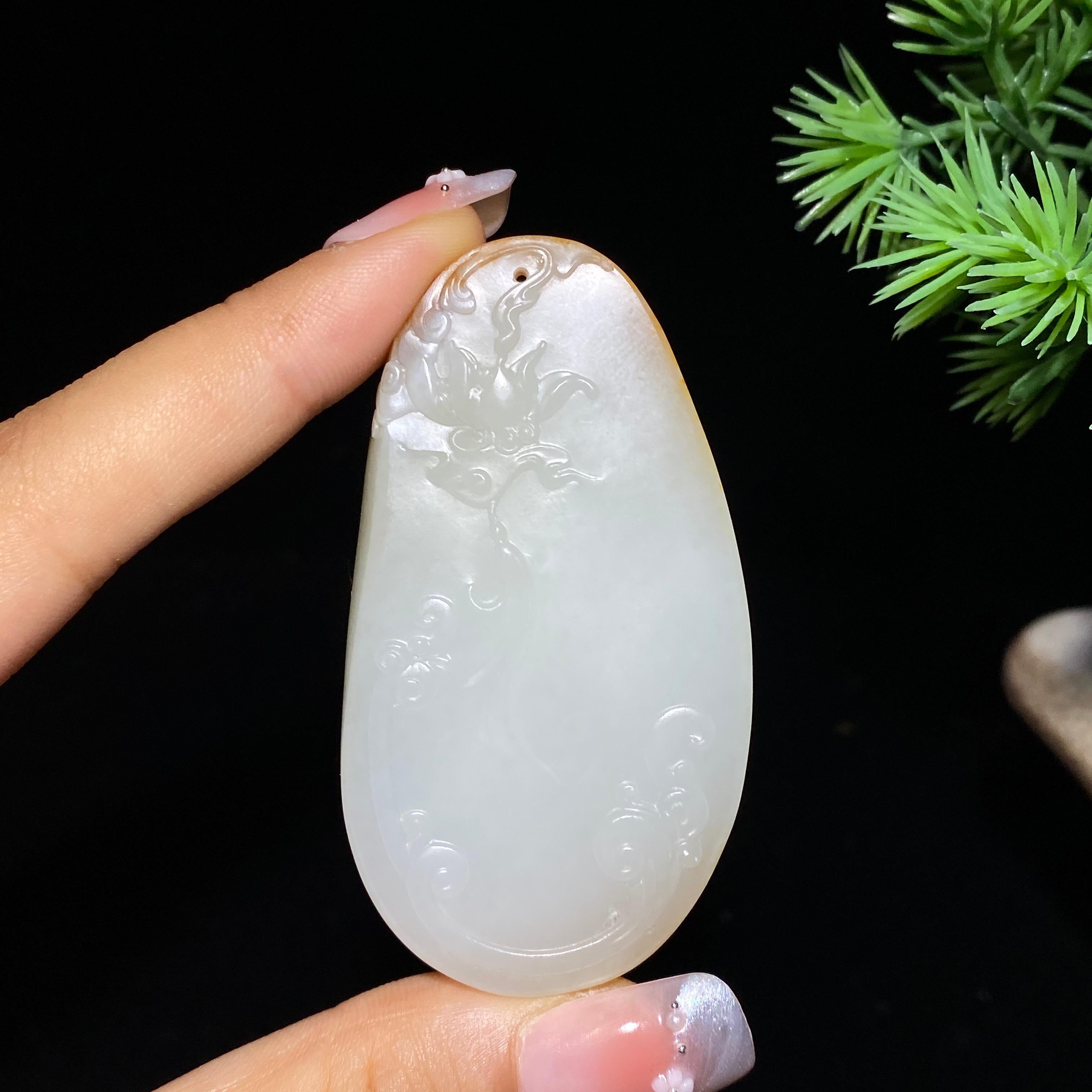 和田玉籽料观音（47.0g）