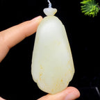 和田玉籽料无事牌（62.6g）