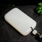 和田玉羊脂白玉无事牌（65.3g）