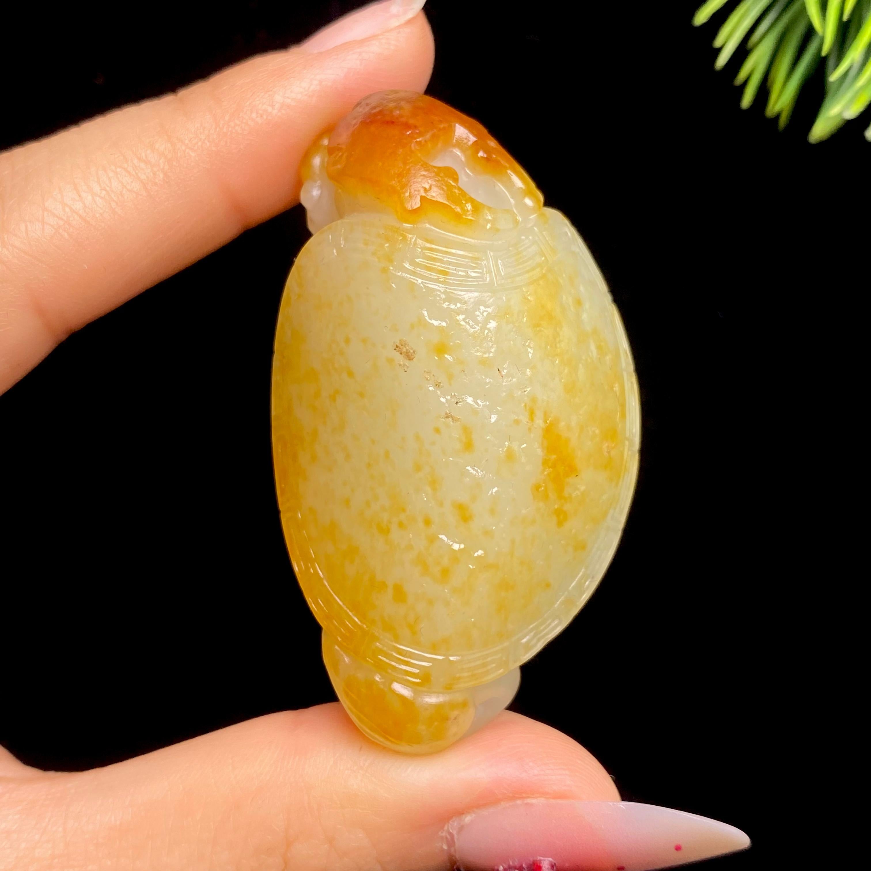 和田玉籽料龙龟（47.3g）