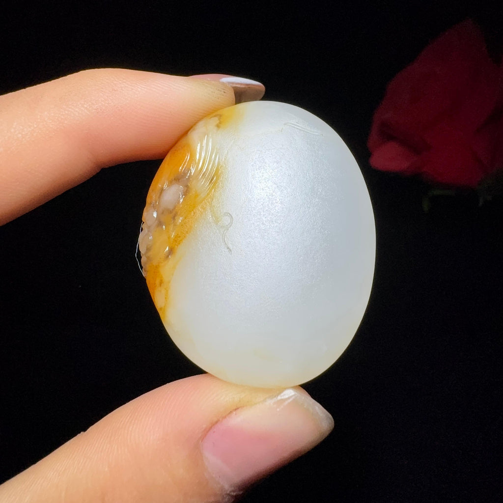 精品和田玉籽料观音挂件（20.9g）