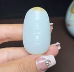 新疆和田玉且末糖白羊脂玉佛公（26.4g）