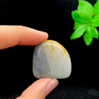 和田玉青花带黄皮籽料挂件（23.2g）
