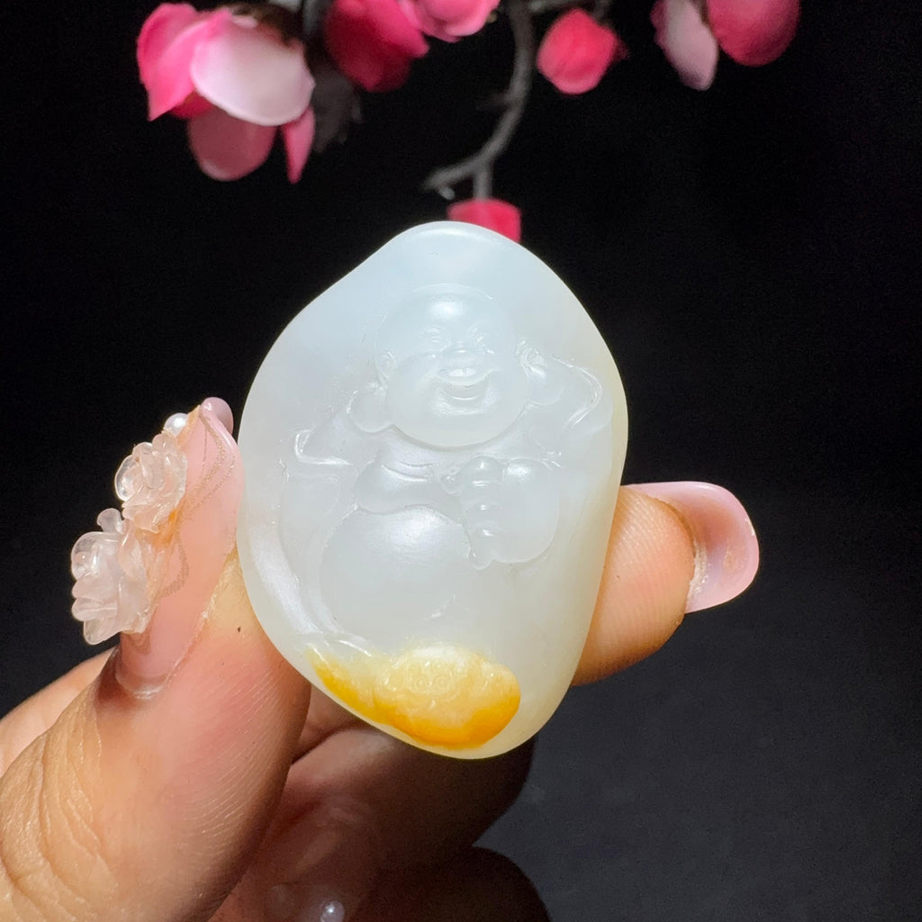 和田玉籽料挂件佛（14.9g）
