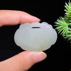 和田玉籽料独籽双面皮如意（25.0g）