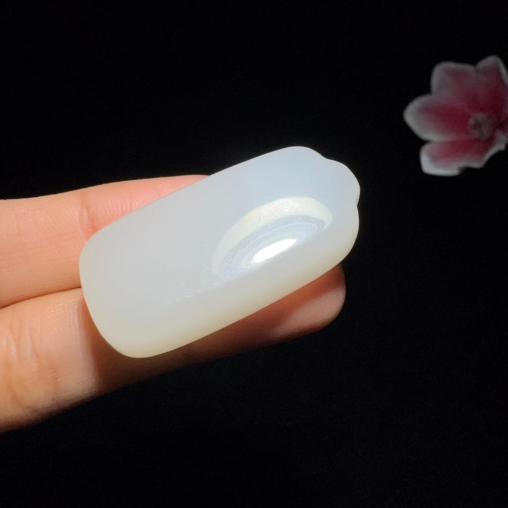 和田玉白玉平安无事牌（20.9g）