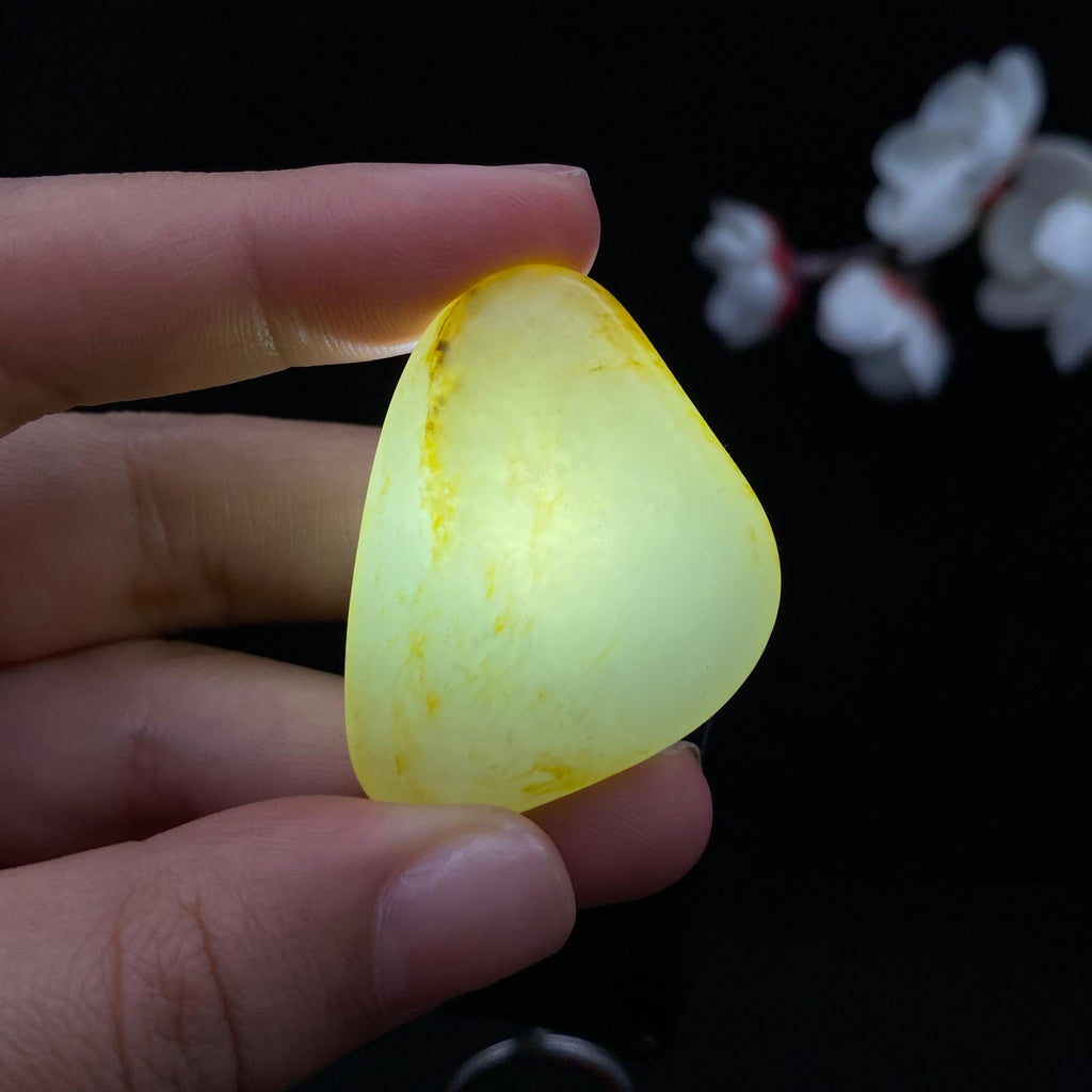 和田玉洒金皮籽料挂件（15.6g）