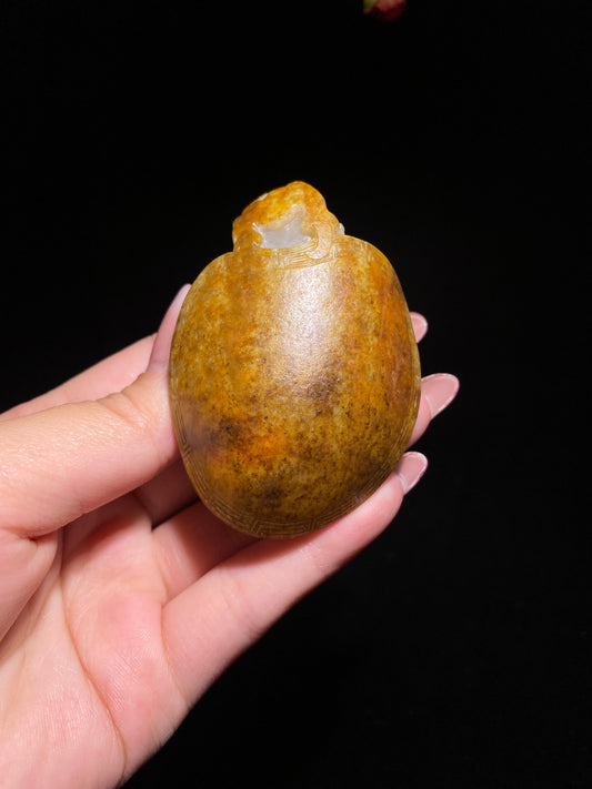 和田玉籽料龙龟（104.3g）