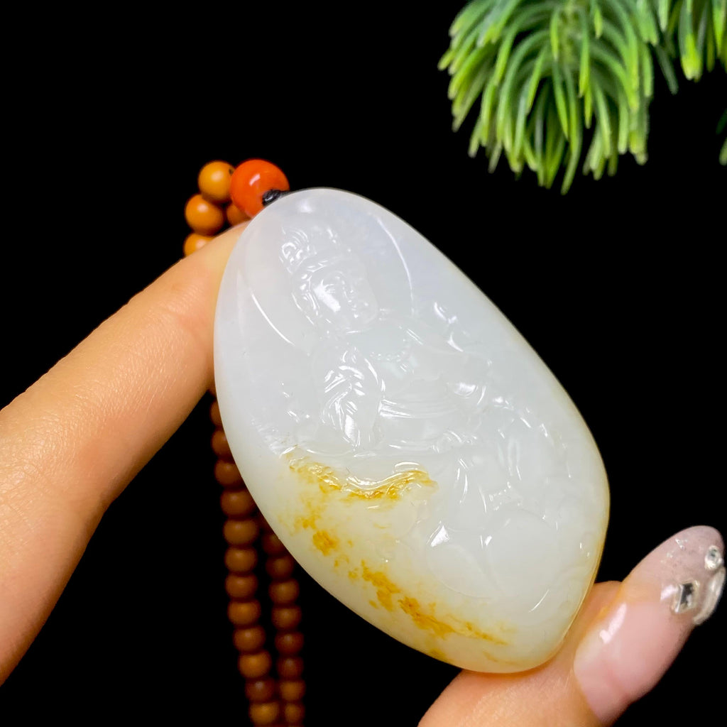和田玉籽料观音（54.3g）