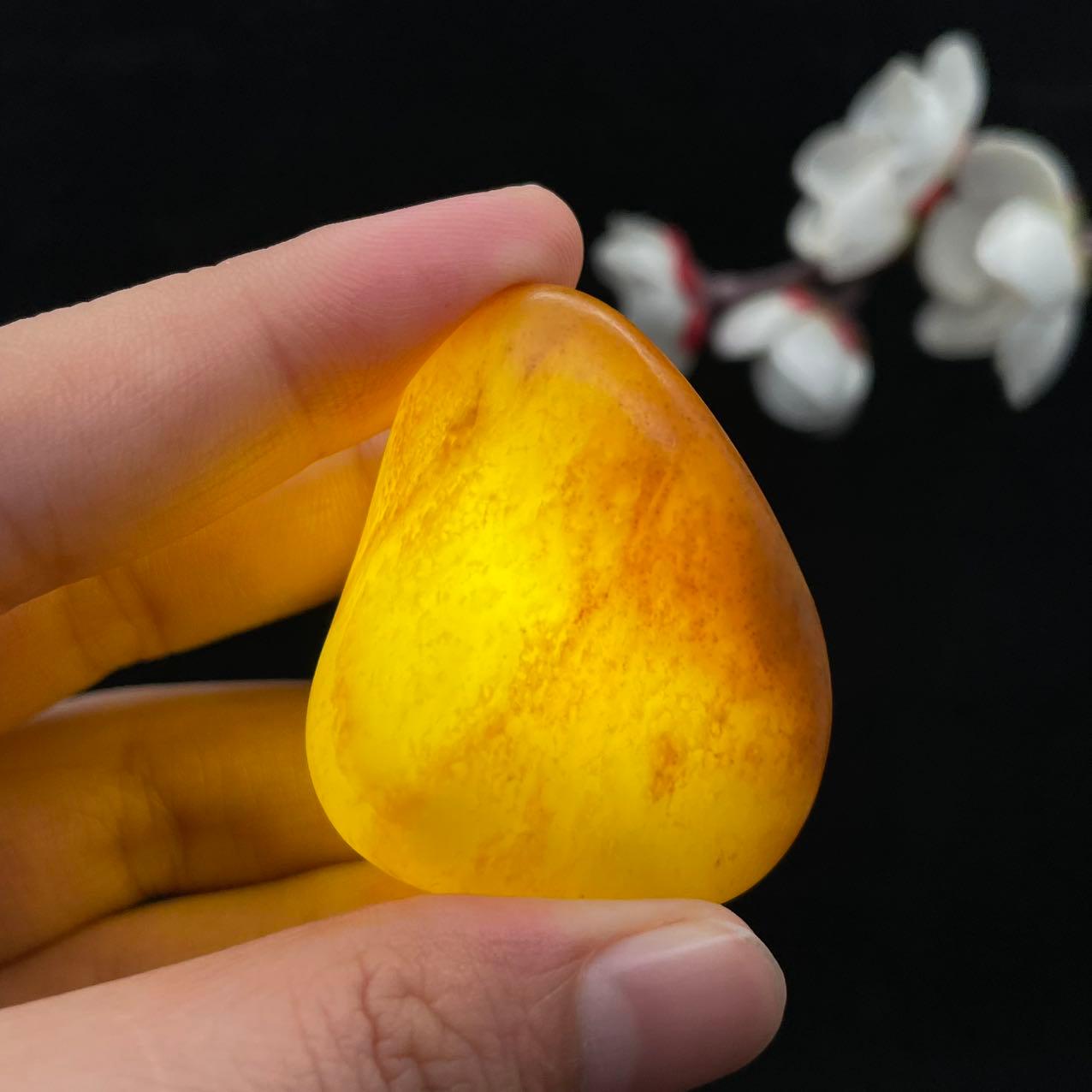 和田玉聚黄皮籽料（31.7g）
