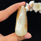 和田玉黑红皮籽料（118g）