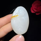 和田玉籽料佛公挂件（42.3g）