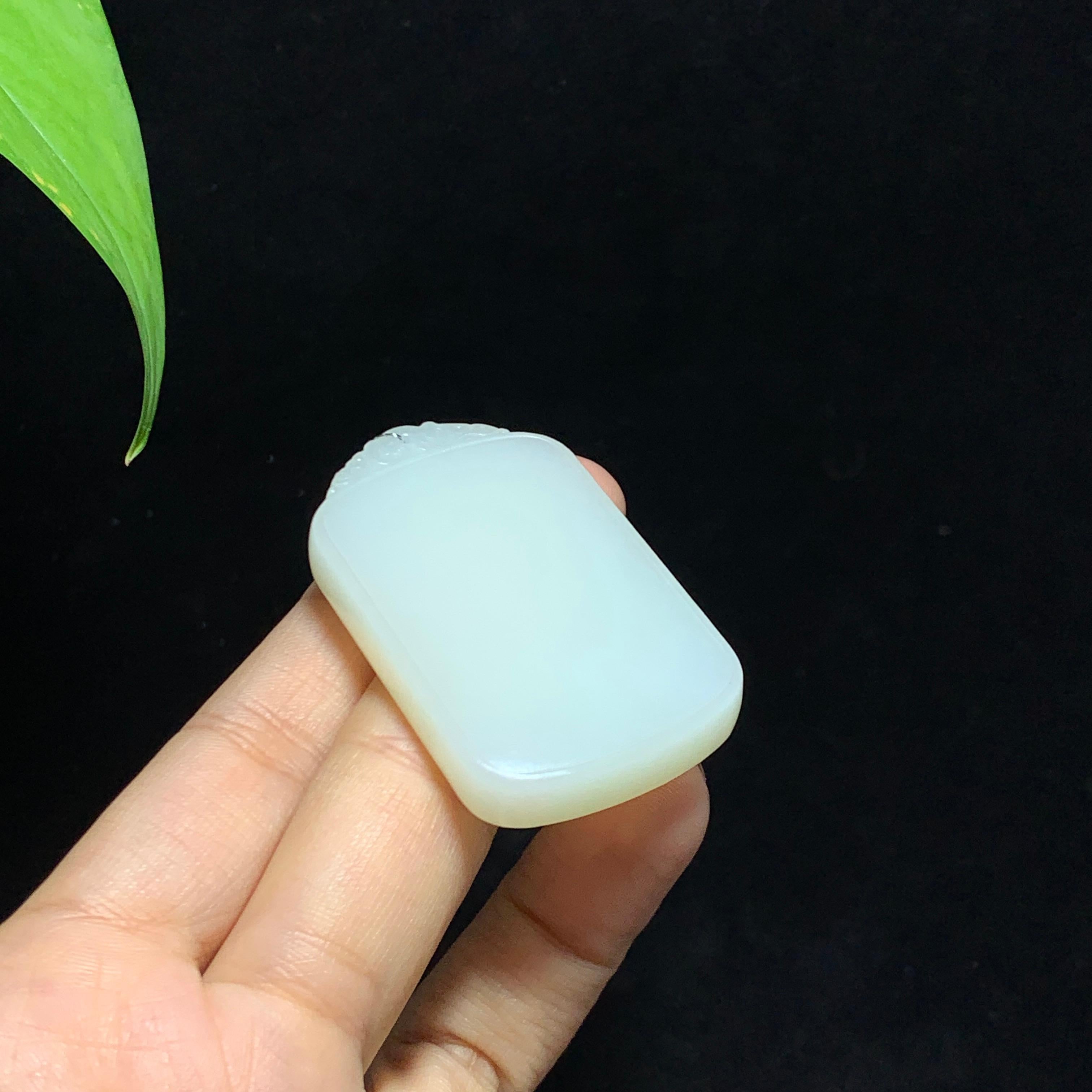 和田山料白玉无事牌（36.3g）