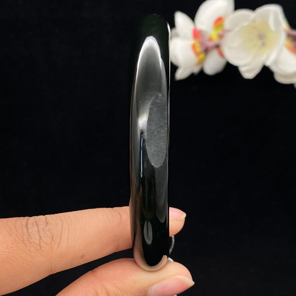 和田玉-沙枣青籽料【手镯】（63.07g）