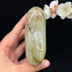 和田玉青白玉带洒金皮籽料（474.5g）