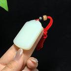 和田山料白玉无事牌挂件（34.0g）
