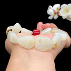 和田玉白玉籽料【精品手串】（56g）