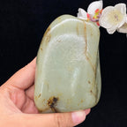 和田玉青白玉带洒金皮籽料（474.5g）