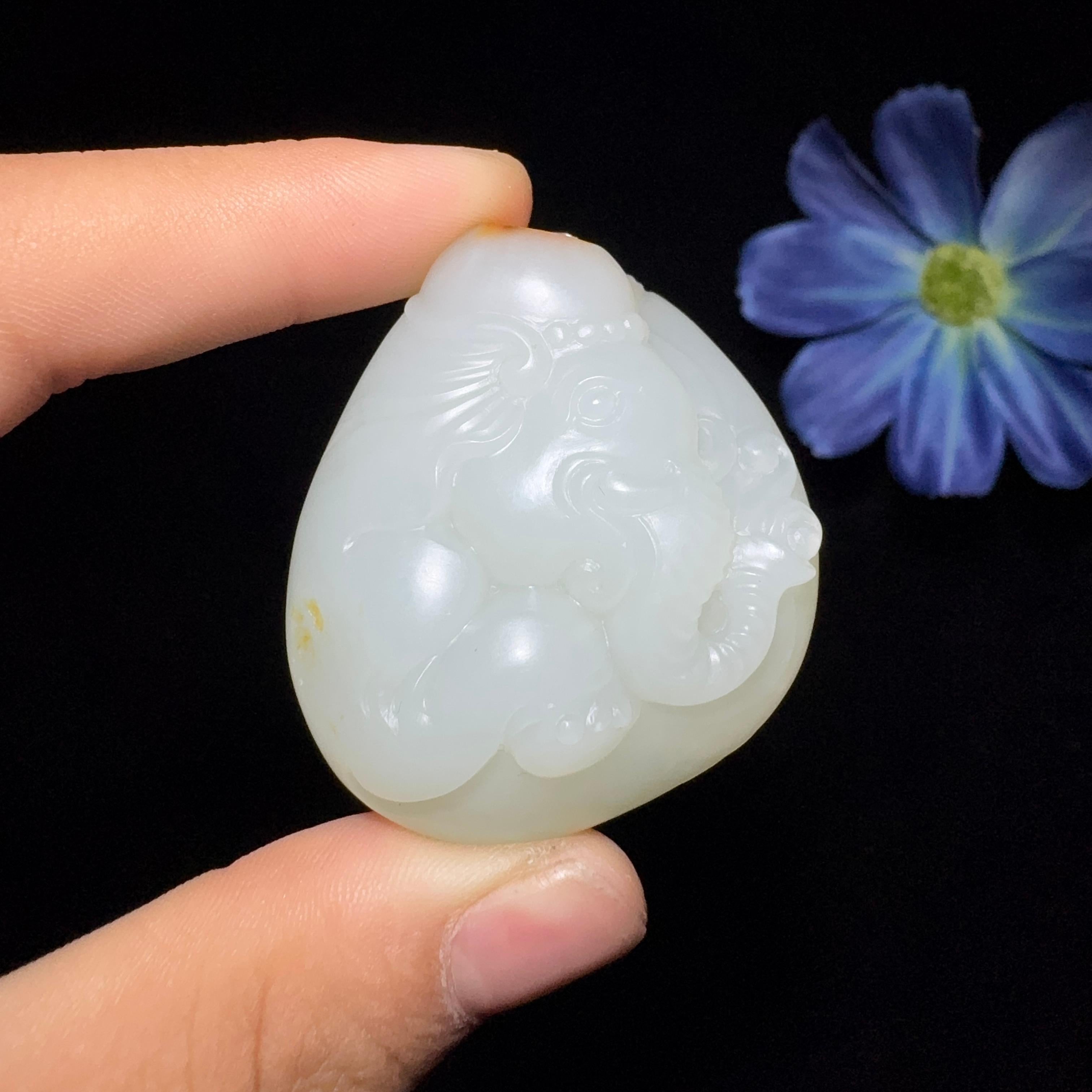 和田玉籽料太平有象（58.6g）