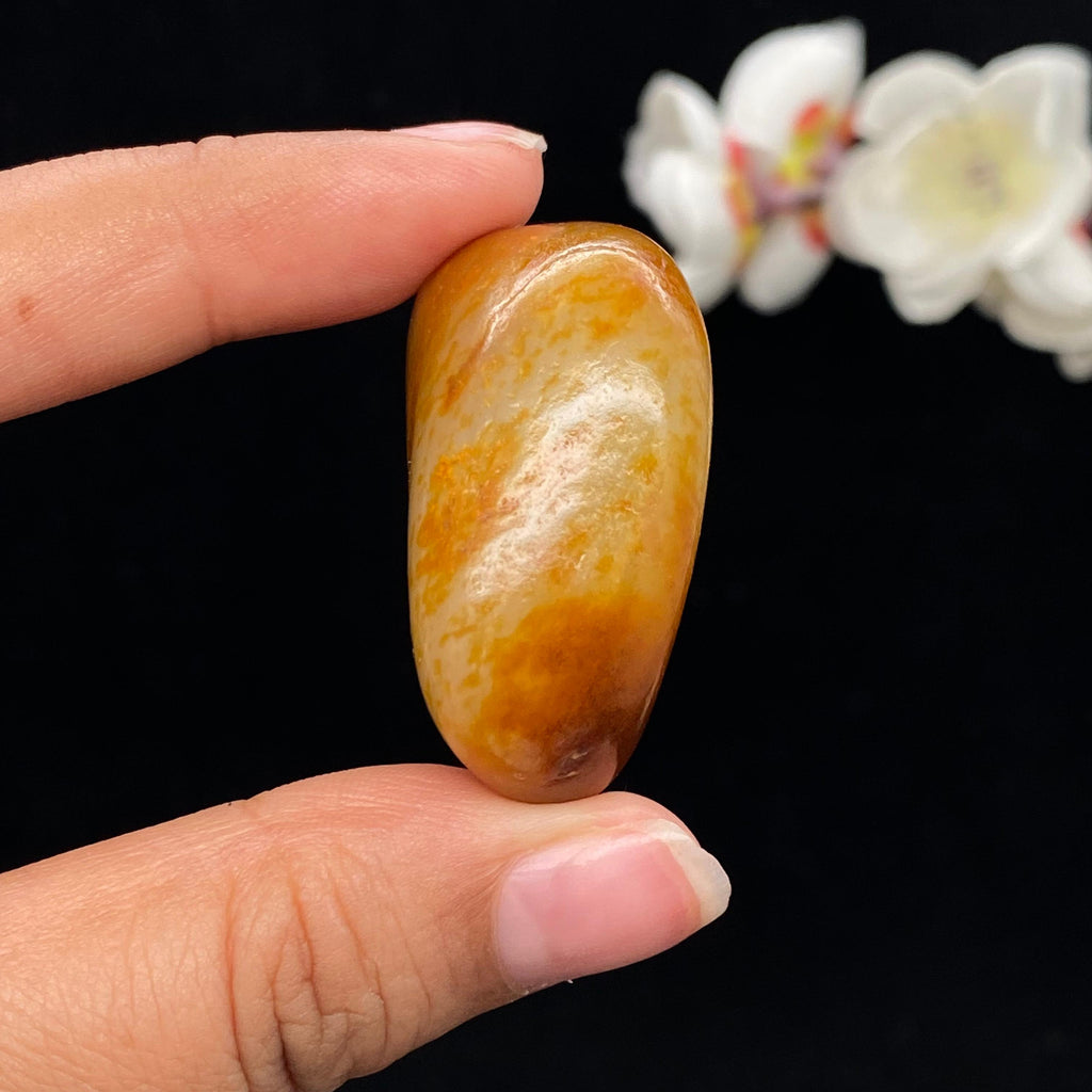 和田玉黄沁皮籽料挂件（36.3g）